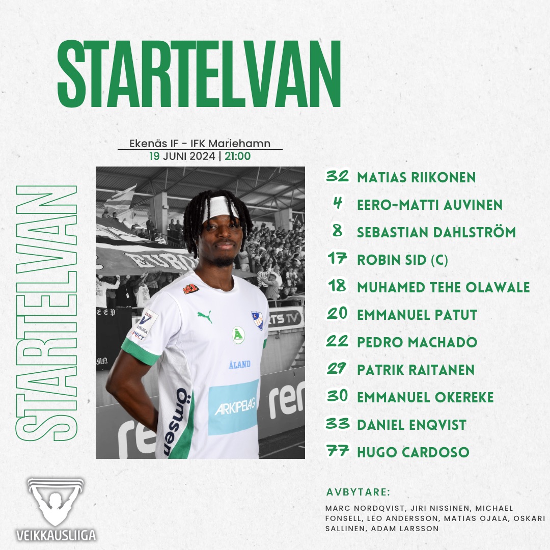 Startelva mot EIF borta