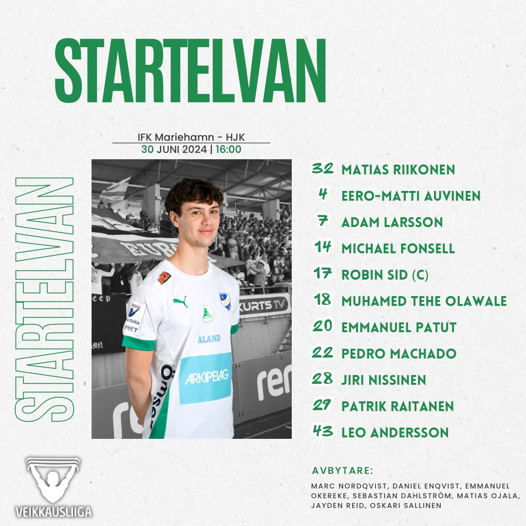 Startelva mot HJK hemma