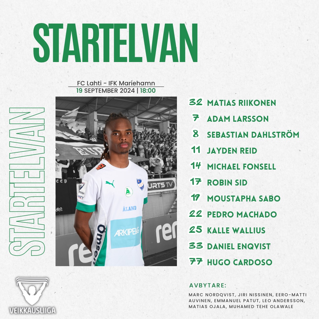 Kvällens startelva