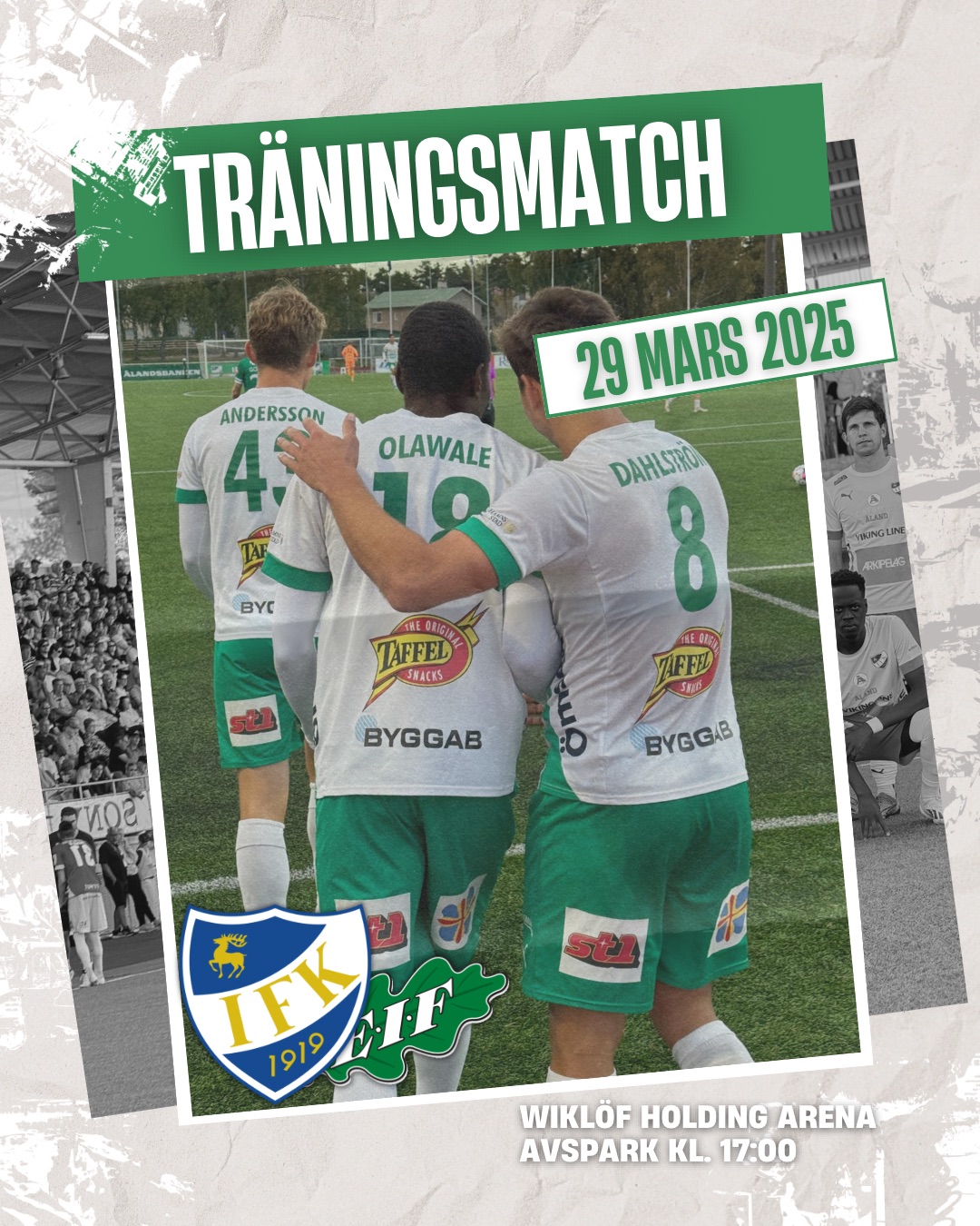 Träningsmatch mot EIF